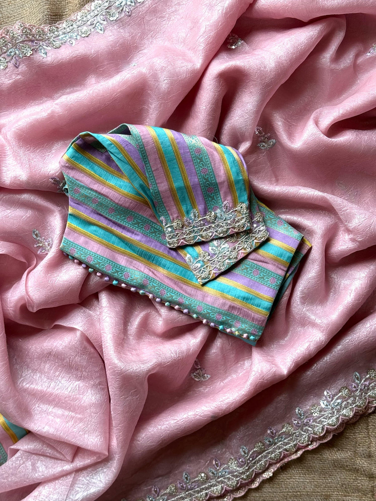 Rangeeni Embellished Saree