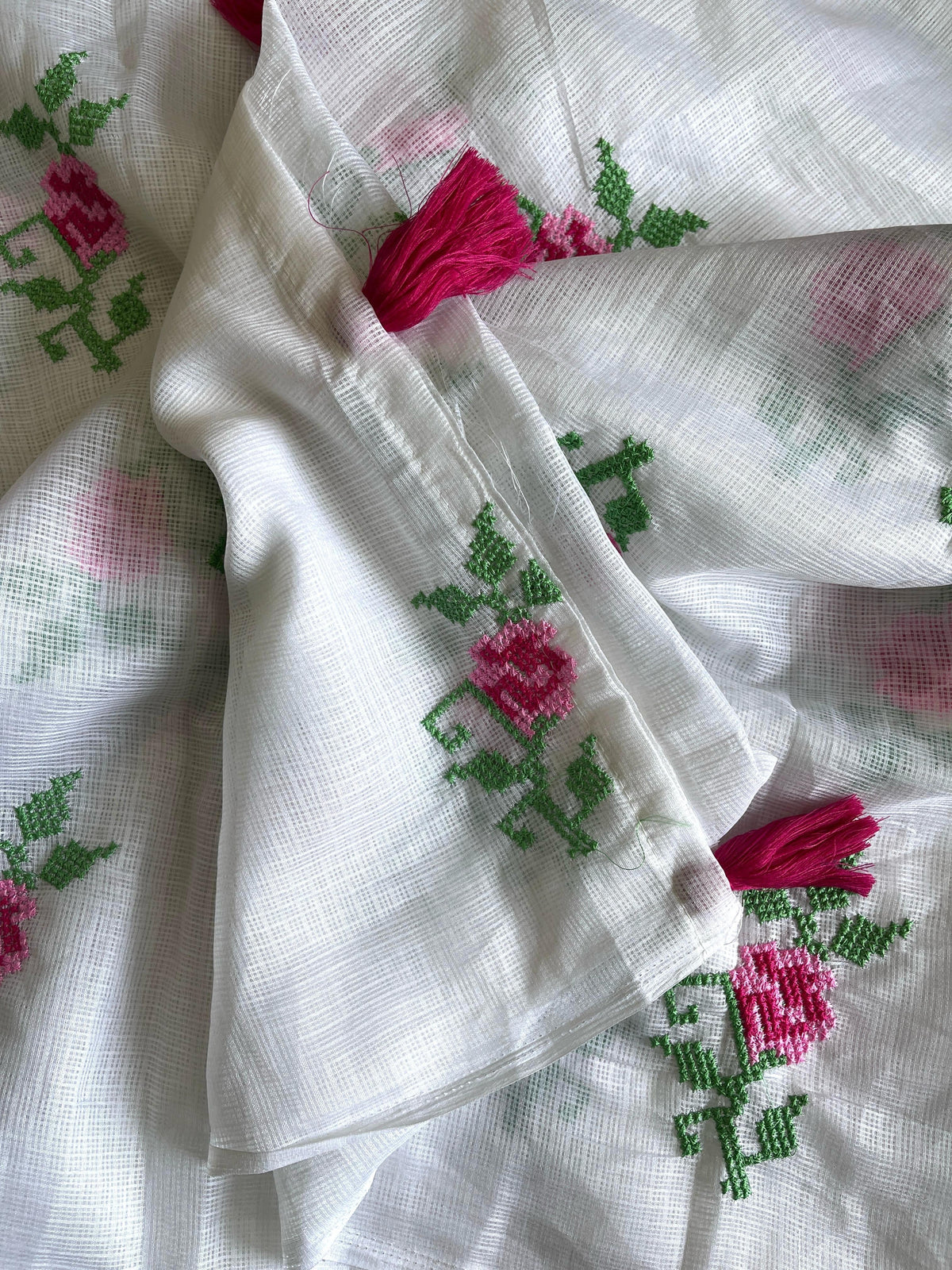 Valentine Tissue Saree