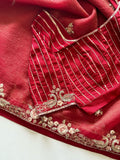 Naveli Red  Saree